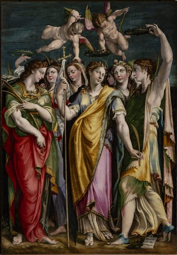 “Sant’Orsola e le vergini compagne” di Ercole Setti, 1568.