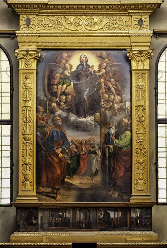 “Assunzione della Vergine” di Gian Gherardo dalle Catene.