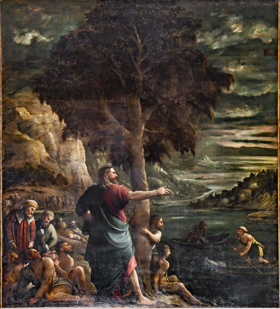 Girolamo Romanino, Pesca miracolosa, 1558
